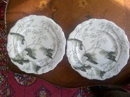 Assiettes (2) - GW - faïences Grande-Bretagne