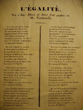 Chanson L'Égalité