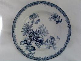 Assiette plate mod. Meudon - Utzschneider & Cie