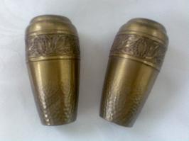 Vases métal laitonné - Gebrüder Bing Nürnberg