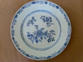 Assiette plate - Compagnie des Indes - époque Qianlong