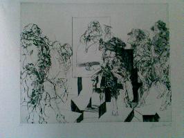 Lithographie - Claude Weisbuch - 