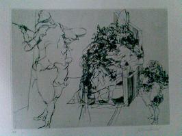 Lithographie - Claude Weisbuch - 