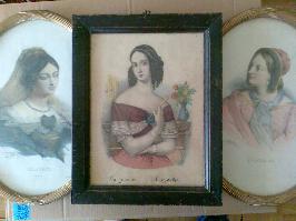Lithographies Béatrix, Clotilde, Marguerite