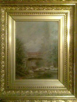 Huile s/panneau - G.Wallner - 