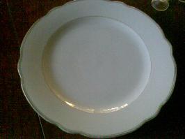 Plat de service porcelaine C.Schumann