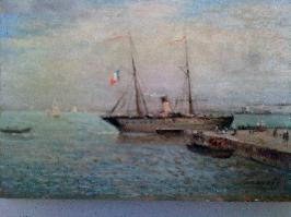 Huile s/ panneau - Lamois - 