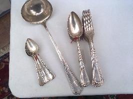 Couverts argentes WMF - 24 pieces - Art Nouveau 