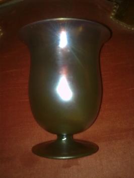 Vase tulipe Myra cristal - design Karl Wiedmann pour WMF