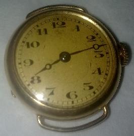 Montre dame or jaune 18K