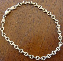 Bracelet AU750 jaune 