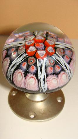 Poignee de porte murano millefiori