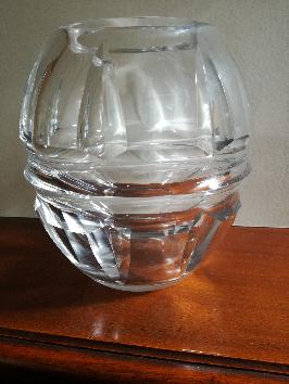 Vase boule en cristal Baccarat